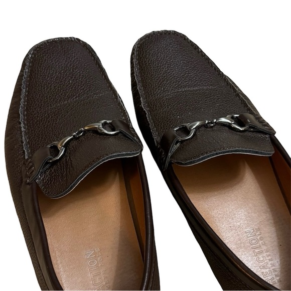 Reaction Kenneth Cole Men’s Brown Loafers Size 13 - Picture 2 of 2
